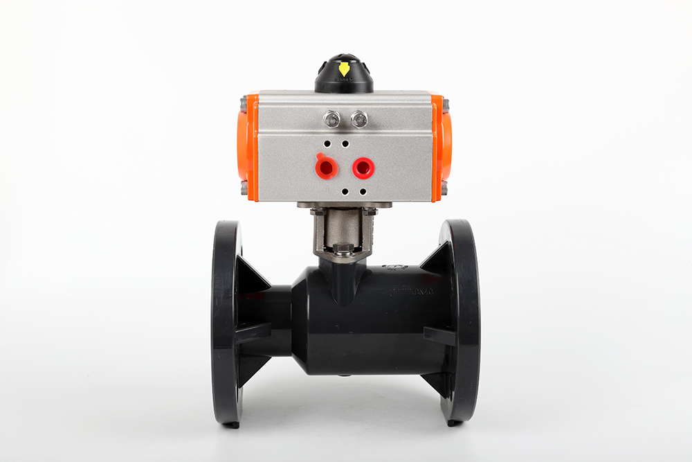 开鲁气动法兰一体球阀